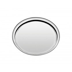 BANDEJA SERVICE EM ACO INOX REDONDA 30 CM TRAMONTINA