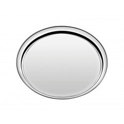 BANDEJA SERVICE EM ACO INOX REDONDA 35 CM TRAMONTINA