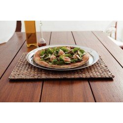 BANDEJA TRAMONTINA SERVICE EM AÇO INOX REDONDA 45 CM