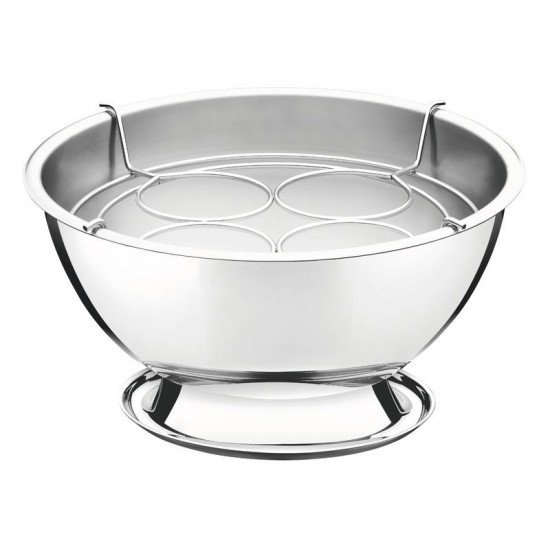 CHAMPANHEIRA SERVICE EM ACO INOX COM SUPORTE PARA 4 GARRAFAS 36 CM 12,4 L TRAMONTINA