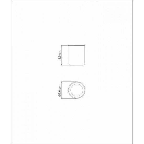COPO TRAMONTINA SERVICE EM AÇO INOX 340 ML