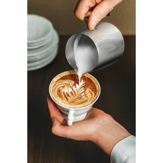 LEITEIRA PARA BARISTA TRAMONTINA EM AÇO INOX 8 CM 440 ML