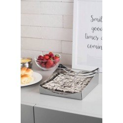 PORTA GUARDANAPOS CICLO EM ACO INOX TRAMONTINA