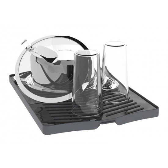 BANDEJA PLURALE PARA LOUCA EM POLIPROPILENO GRAFITE COM SUPERFICIE COLETORA TRAMONTINA