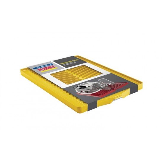 BANDEJA PLURALE PARA LOUCA EM POLIPROPILENO AMARELO COM SUPERFICIE COLETORA TRAMONTINA