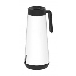 BULE TERMICO EXATA EM ACO INOX BRANCO COM INFUSOR 1 L TRAMONTINA