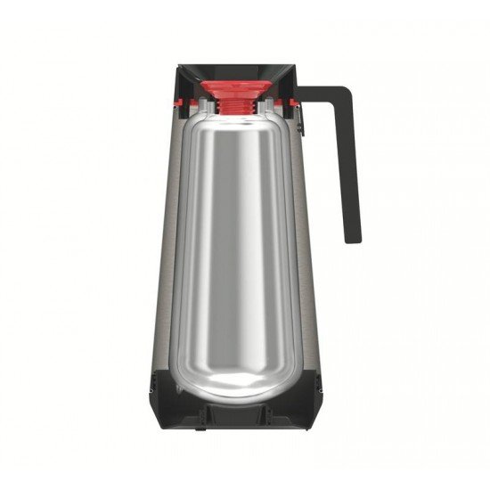 BULE TÉRMICO TRAMONTINA EXATA EM AÇO INOX VERMELHO 300 ML