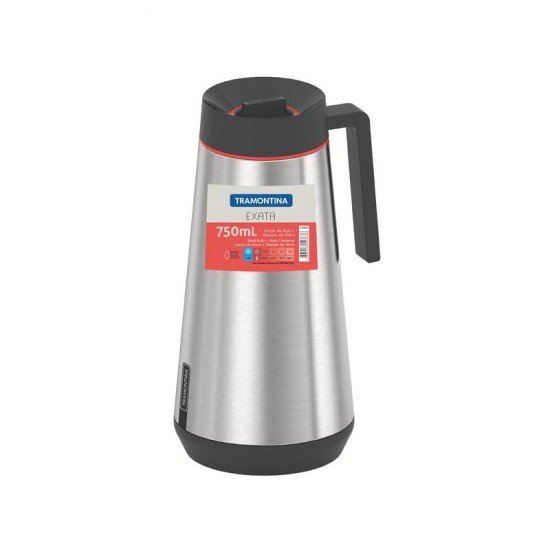 BULE TÉRMICO TRAMONTINA EXATA EM AÇO INOX 750 ML