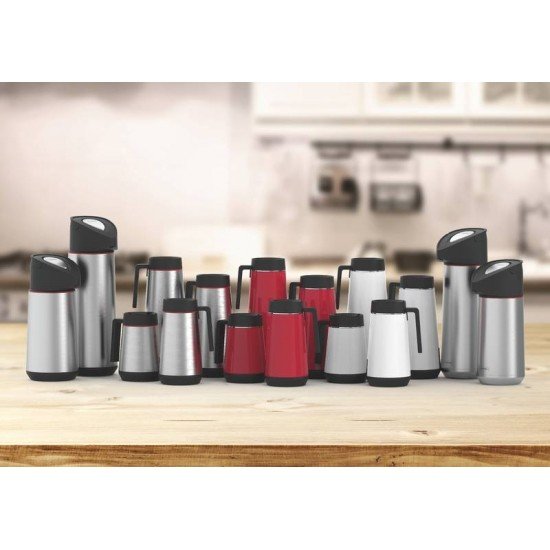 BULE TÉRMICO TRAMONTINA EXATA EM AÇO INOX PRETO 750 ML