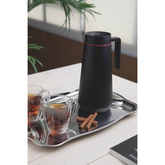 BULE TÉRMICO TRAMONTINA EXATA EM AÇO INOX PRETO 750 ML