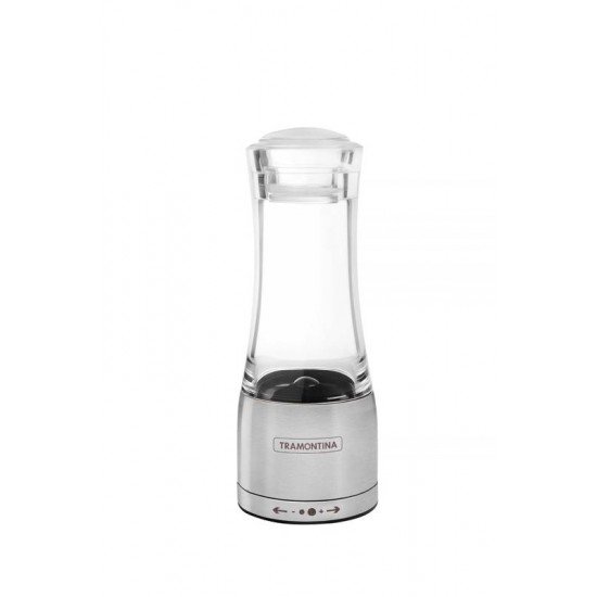 MOEDOR REALCE PARA SAL OU PIMENTA EM ACRILICO E ACO INOX COM MOINHO EM CERAMICA TRAMONTINA