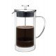 PRENSA FRANCESA PARA CAFE EM VIDRO DUPLO E ACO INOX 8 CM 420 ML TRAMONTINA