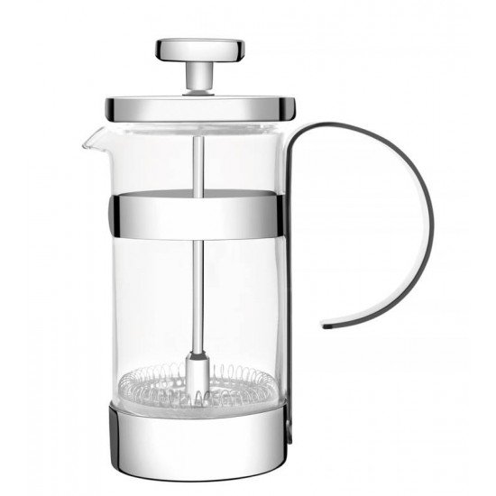 PRENSA FRANCESA PARA CAFE EM VIDRO E ACO INOX 7 CM 420 ML TRAMONTINA