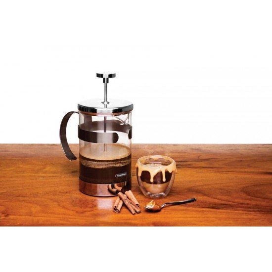 PRENSA FRANCESA PARA CAFE EM VIDRO E ACO INOX 10 CM 950 ML TRAMONTINA
