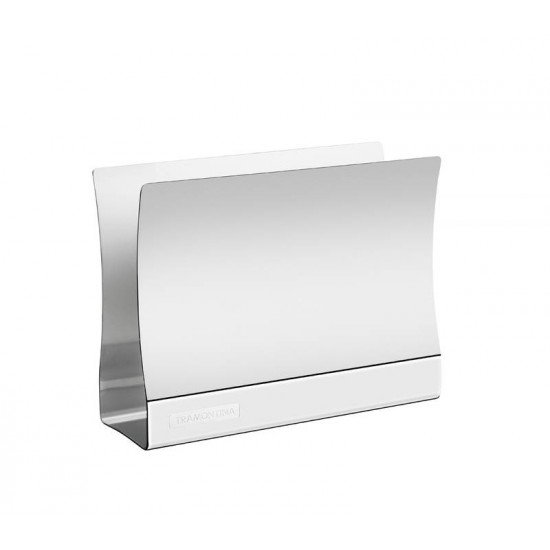 PORTA GUARDANAPOS QUADRATA EM ACO INOX BRILHO TRAMONTINA