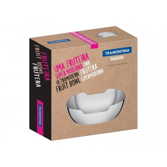 FRUTEIRA EM ACO INOX 4 L TRAMONTINA