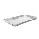 BANDEJA RETANGULAR EM ACO INOX DESENHOS VAZADOS 47 X 25 CM TRAMONTINA