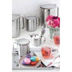 BANDEJA RETANGULAR EM ACO INOX DESENHOS VAZADOS 47 X 25 CM TRAMONTINA