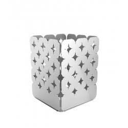 ORGANIZADOR LUCE EM ACO INOX DESENHOS VAZADOS 7X7 CM TRAMONTINA