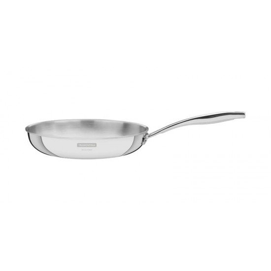 FRIGIDEIRA GRANO EM ACO INOX CORPO TRIPLO COM CABO 20 CM 1,2 L TRAMONTINA