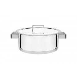 CACAROLA EM ACO INOX FUNDO TRIPLO E MARCACAO INTERNA DE CAPACIDADE 24 CM 4,7 L TRAMONTINA