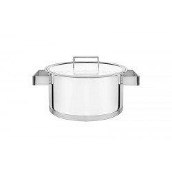 CACAROLA EM ACO INOX FUNDO TRIPLO E MARCACAO INTERNA DE CAPACIDADE 20 CM 3,6 L TRAMONTINA