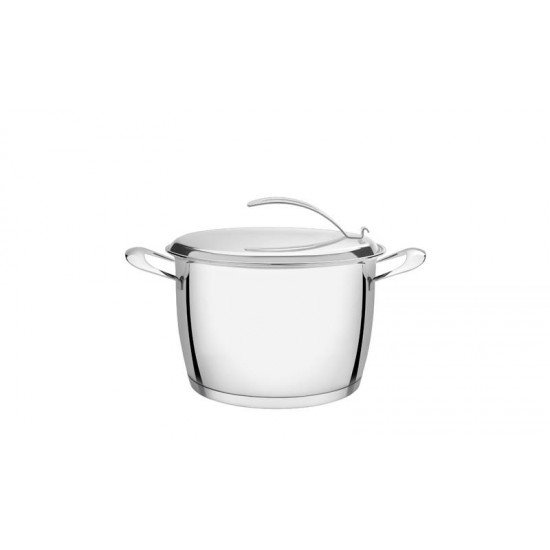 CALDEIRAO VENTURA EM ACO INOX COM FUNDO TRIPLO 20 CM 4,4 L TRAMONTINA