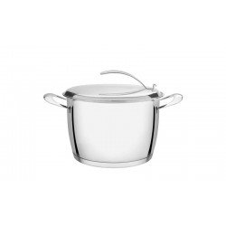 CALDEIRAO VENTURA EM ACO INOX COM FUNDO TRIPLO 22 CM 5,5 L TRAMONTINA