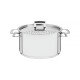 ESPAGUETEIRA BRAVA EM ACO INOX COM FUNDO TRIPLO TAMPA E ALCAS 24 CM 6,1 L TRAMONTINA