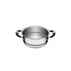 COZI-VAPORE DUO SILICONE EM ACO INOX COM ALCAS EM SILICONE 16 CM 1,6 L TRAMONTINA
