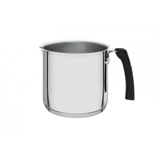 FERVEDOR DUO SILICONE EM ACO INOX FUNDO TRIPLO COM CABO DE SILICONE 14 CM 2,0 L TRAMONTINA