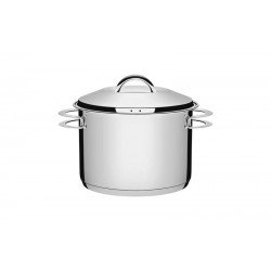 CALDEIRAO SOLAR EM ACO INOX FUNDO TRIPLO COM TAMPA E ALCAS 20 CM 4,6 L TRAMONTINA