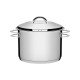 CALDEIRAO SOLAR EM ACO INOX FUNDO TRIPLO COM TAMPA E ALCAS 28 CM 11,9 L TRAMONTINA
