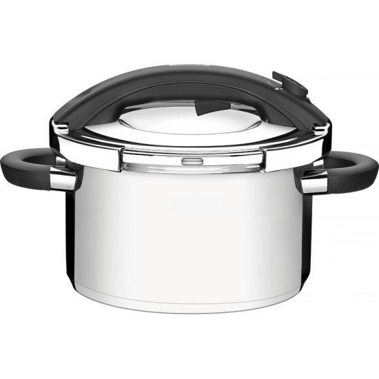 PANELA DE PRESSAO PRESTO EM ACO INOX FUNDO TRIPLO 24 CM 6 L TRAMONTINA
