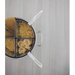 RECIPIENTE PARA COZI-PASTA PROFESSIONAL EM ACO INOX TRAMONTINA