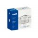 CAÇAROLA TRAMONTINA PROFESSIONAL  RASA EM AÇO INOX FUNDO TRIPLO COM TAMPA PLANA DETALHE SATINADO 28 CM 7,1 L