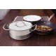 CAÇAROLA TRAMONTINA PROFESSIONAL FUNDA EM AÇO INOX FUNDO TRIPLO COM TAMPA PLANA DETALHE SATINADO 24 CM 6,1 L