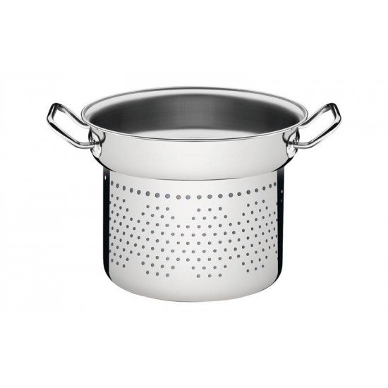 COZI-PASTA PROFISSIONAL EM ACO INOX ALCAS BAQUELITE 24 CM 8 L TRAMONTINA
