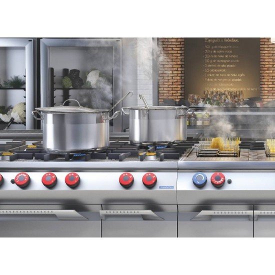 CALDEIRÃO TRAMONTINA PROFESSIONAL EM AÇO INOX COM FUNDO TRIPLO SEM TAMPA 50 CM 58 L