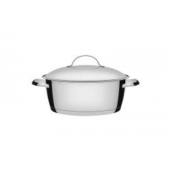 CACAROLA RASA ALLEGRA EM ACO INOX COM FUNDO TRIPLO 22 CM 3,3 L TRAMONTINA