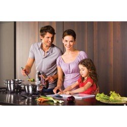 CACAROLA FUNDA ALLEGRA EM ACO INOX COM FUNDO TRIPLO 20 CM 3,1 L TRAMONTINA