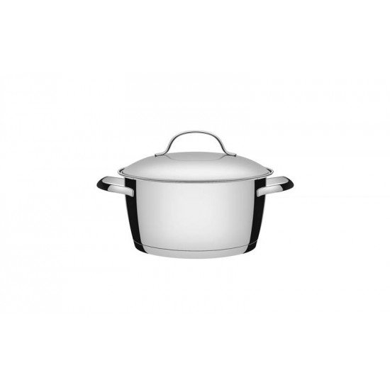 CACAROLA FUNDA ALLEGRA EM ACO INOX COM FUNDO TRIPLO 16 CM 1,5 L TRAMONTINA