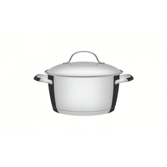 CAÇAROLA FUNDA TRAMONTINA ALLEGRA EM AÇO INOX COM FUNDO TRIPLO 20 CM 3,1 L