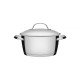 CACAROLA FUNDA ALLEGRA EM ACO INOX COM FUNDO TRIPLO 22 CM 4,2 L TRAMONTINA