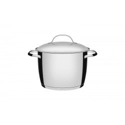 CALDEIRAO ALLEGRA EM ACO INOX COM FUNDO TRIPLO 18 CM 3 L TRAMONTINA