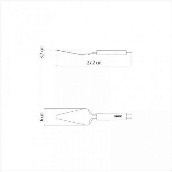 PÁ PARA TORTA TRAMONTINA MARFFIM EM AÇO INOX