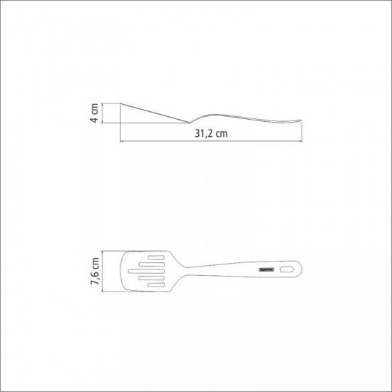 ESPÁTULA TRAMONTINA EXTRATA PERFURADA EM AÇO INOX