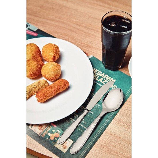 COLHER DE MESA TRAMONTINA LAGUNA EM AÇO INOX