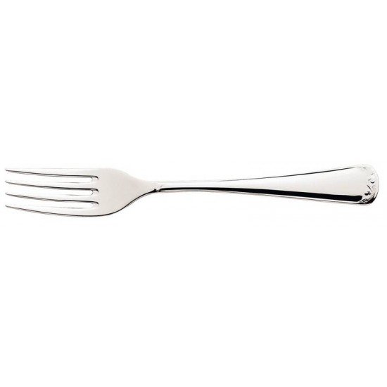 GARFO DE MESA SEVILHA EM ACO INOX ACABAMENTO ALTO BRILHO DETALHES EM ALTO RELEVO NO CABO TRAMONTINA