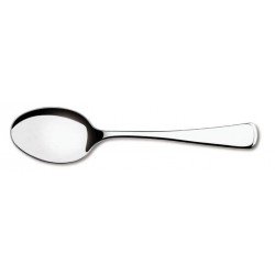 COLHER PARA SOBREMESA MONACO EM ACO INOX ACABAMENTO ALTO BRILHO COM DETALHES NO CABO TRAMONTINA